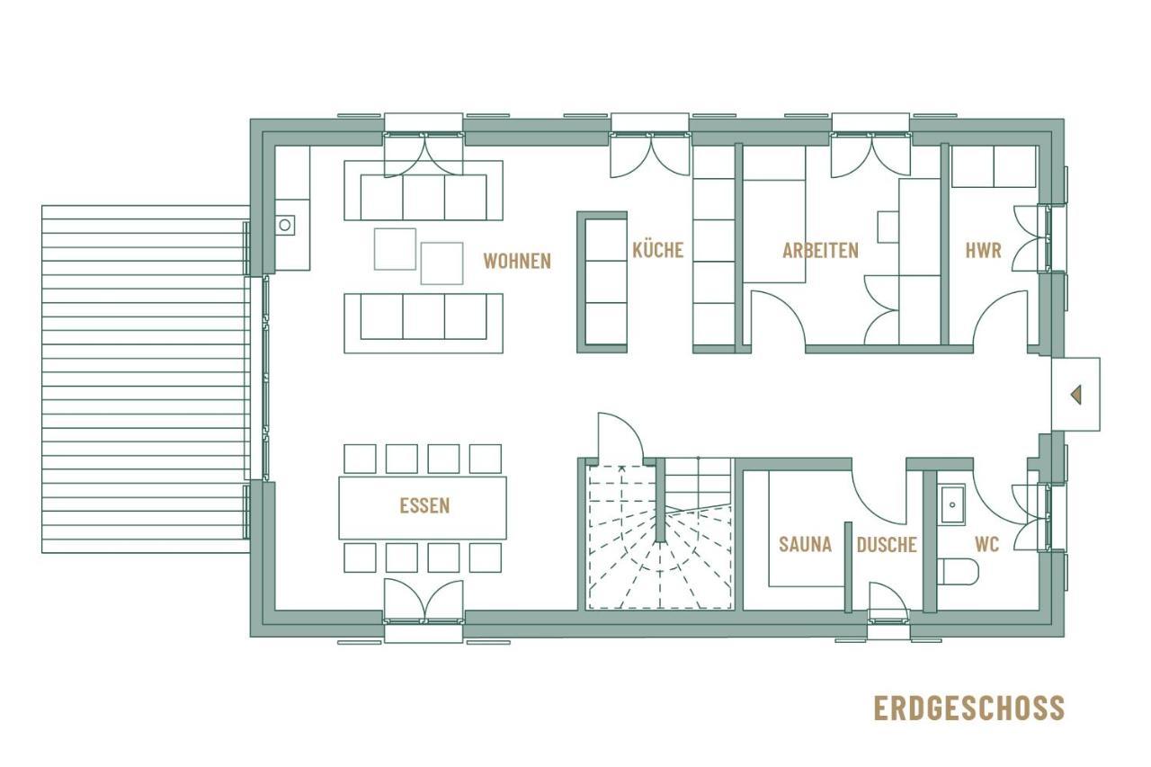 Reetland Am Meer - Luxus Reetdachvilla Mit 3 Schlafzimmern, Sauna Und Kamin F15 Dranske Exterior photo