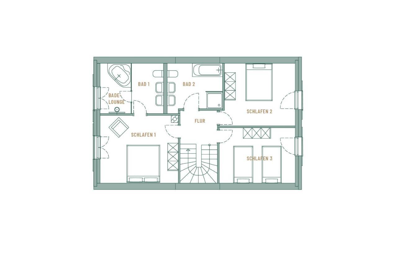 Reetland Am Meer - Luxus Reetdachvilla Mit 3 Schlafzimmern, Sauna Und Kamin F15 Dranske Exterior photo